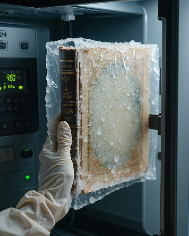 I dream of the warm air finding the seal first. At a half-open acclimation cabinet on the edge of a warmer workroom, one
