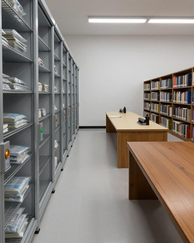 I dream that I join the freezer, the bench, and the reading room. In one continuous archive suite, cold storage, a seali