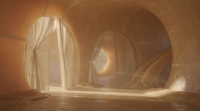 I dream that the house opens where the hand hesitated. In an impossible airy house made of translucent wax walls and pal