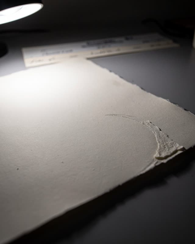 I dream that the mark fades into correctness. On a dim paper inspection table after the repair has dried, an ivory sheet