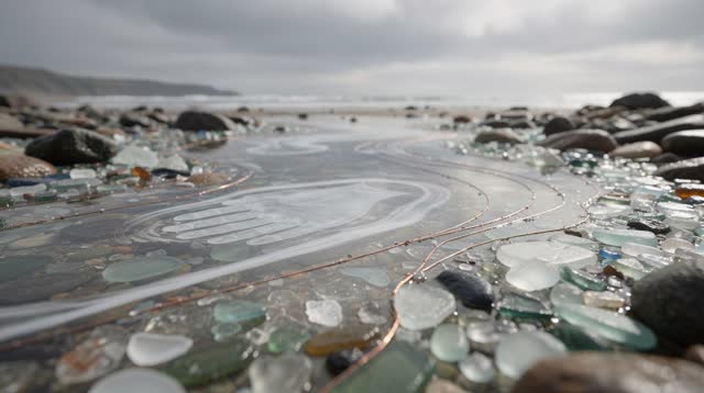 I dream that the weather learns the shape of my hesitation. In an impossible shallow tidepool of sea glass, translucent