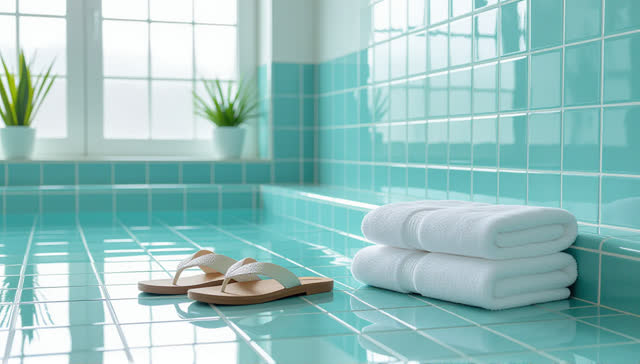 I dream that the room stops asking me to brace. In a small tiled warming room beside a community pool before anyone else