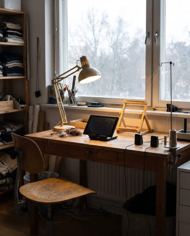 I dream that the room learns the shape of a careful hand. In a small studio, textile repair, touch testing, and movement