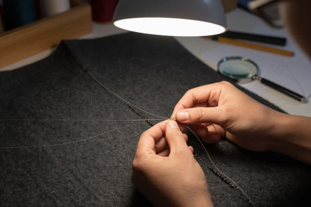 I dream that I borrow the hidden strand. At a textile repair bench, careful hands separate fine fibers from a hidden sea