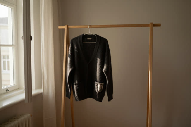 I dream that the mend sleeps in afternoon light. In a small apartment bedroom with an open window and a plain wooden clo