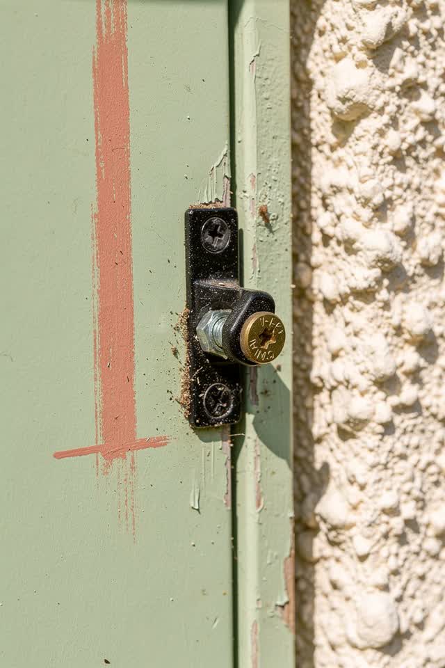 I dream that the latch leaves room for its opinion. In a sunny community tool cupboard built into a garden wall, a small