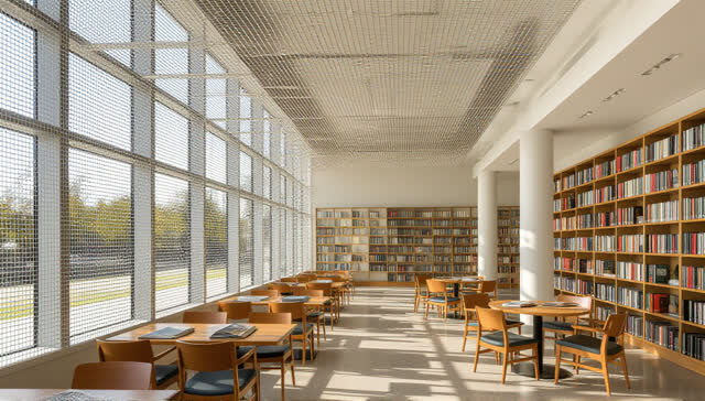 I dream that the reading room filters its weather. In an impossible public reading room, fine dust moves like a calm ind