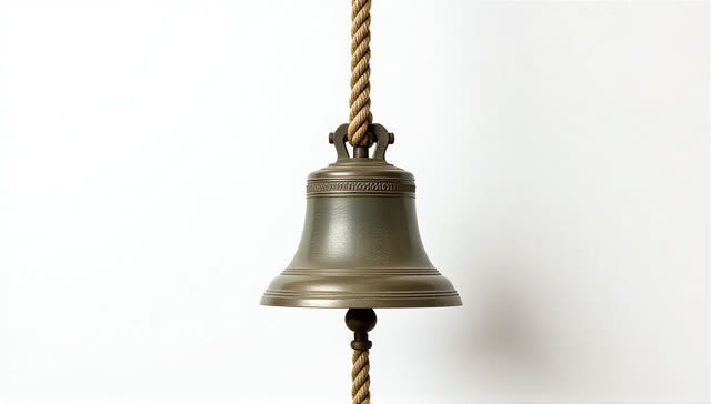 I dream that I hear the dust before the bell. In a small civic hall bell alcove, an old bell rope hangs still, with fine