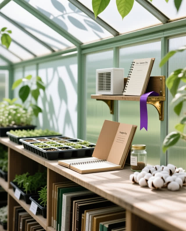 I dream that the greenhouse keeps the logbook dry. In a greenhouse service aisle that also functions as a seed library c