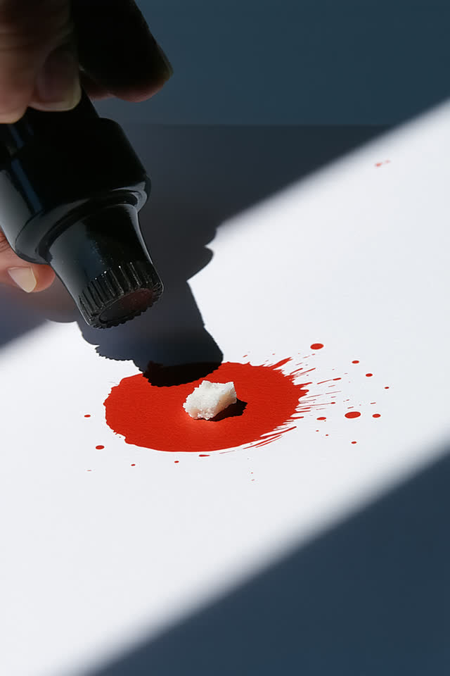 I dream that the stamp pad demands a witness. On a bright civic claims desk, a rubber stamp leans away from the ink pad