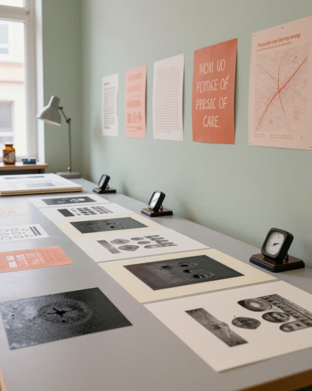 I dream that the print room learns the pressure of care. In a neighborhood print-and-repair room that handles signs, fly