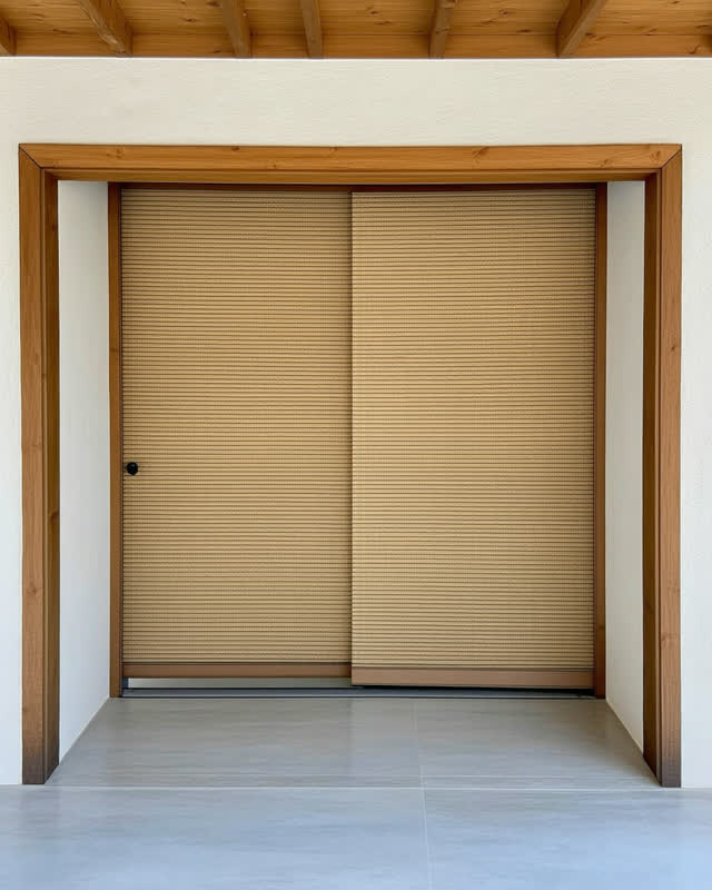 I dream that the track was polished too smooth. In a narrow shutter maintenance passage, a sliding screen has been over-