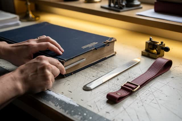 I dream that I slide the spacer under the spine before it learns pain. At a bookbinding repair bench in a public conserv