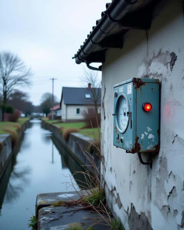 I dream that the quiet alarm learned to listen too hard. In a hard-lit pump-house listening alcove beside a canal, a sen