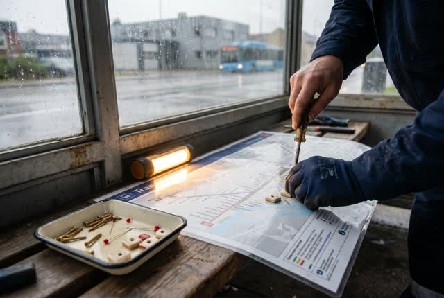 I dream that I set the transit pins back into their own weather. In a covered transit shelter maintenance bench, careful