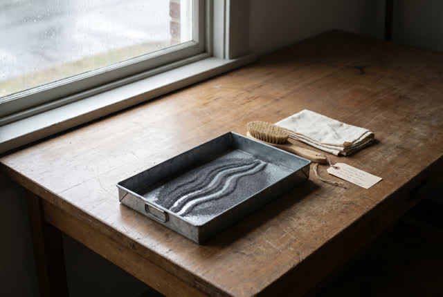 I dream that I leave the filings where the current let them rest. On a small waterfront lab table after the test has end