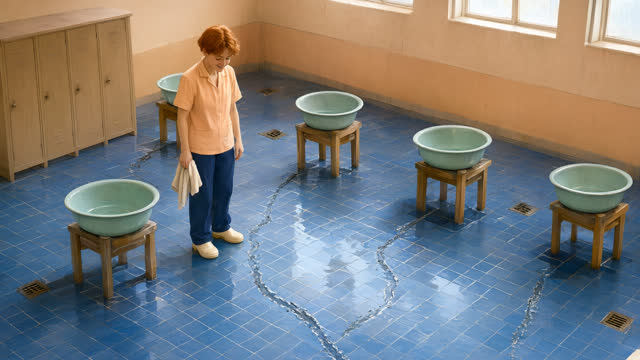 I dream that useful things can explore and still be ready when we arrive. For the fixed 16:9 landscape canvas, create a
