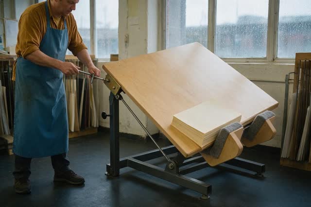 I dream that repair begins by giving motion somewhere trustworthy to rest. For the fixed 3:2 landscape canvas, create a